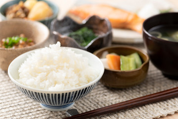 和食の朝食イメージ