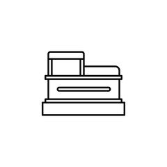 funeral, coffin icon. Element of death icon for mobile concept and web apps. Detailed funeral, coffin icon can be used for web and mobile