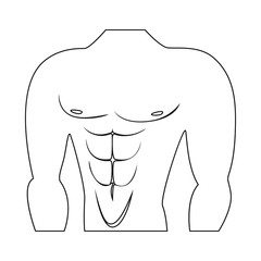 Isolated object of muscle and cells symbol. Set of muscle and anatomy stock symbol for web.