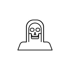 funeral, reaper icon. Element of death icon for mobile concept and web apps. Detailed funeral, reaper icon can be used for web and mobile