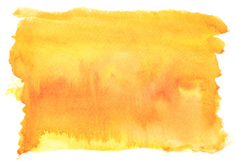 yellow watercolor.