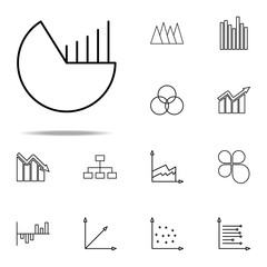 pie chart icon. Finance And Chart icons universal set for web and mobile