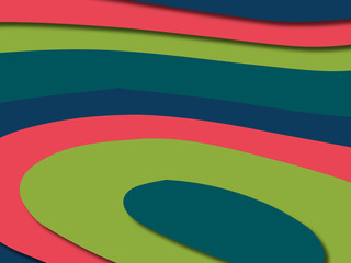 3D abstract background with paper cut shapes.Abstract paper carve template background,for book cover.Paper cut background. Abstract realistic paper decoration for design