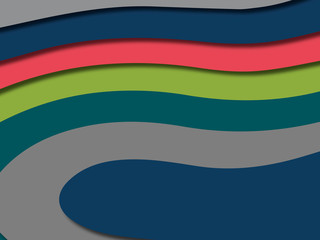 3D abstract background with paper cut shapes.Abstract paper carve template background,for book cover.Paper cut background. Abstract realistic paper decoration for design