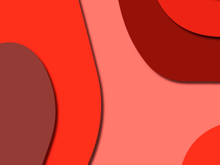 3D abstract background with paper cut shapes.Abstract paper carve template background,for book cover.Paper cut background. Abstract realistic paper decoration for design