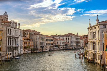 Naklejka premium Venice Italy, city skyline at Grand Canal