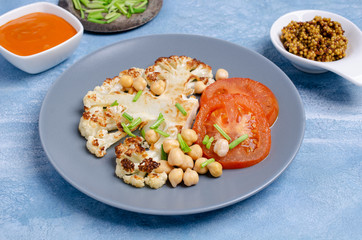 Roast cauliflower steak