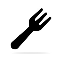 fork icon. Vector concept illustration for design.