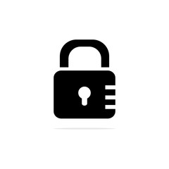 lock icon. Vector concept illustration for design.