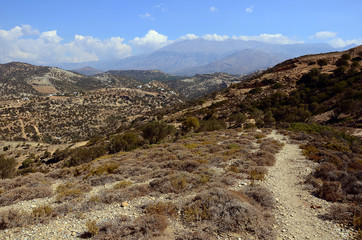 Bergweg Kreta