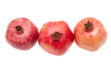 pomegranate fruit on white background