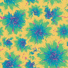 Tie dye seamless. Seamless Repeating Tie Dye Background - Vector