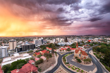 Windhoek gets rain - obrazy, fototapety, plakaty