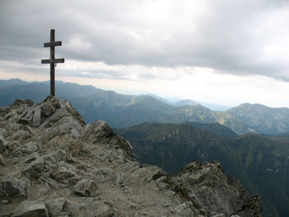 High Tatras' panorama from Kriváň (Slovakia)