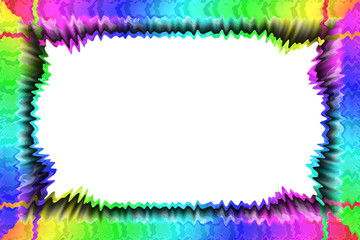 Beautiful colored frame for placing text or announcements