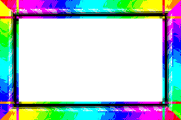 Beautiful colored frame for placing text or announcements