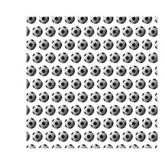 Seamless pattern with soccer (Football) balls black on white background