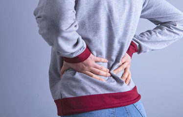 woman back pain