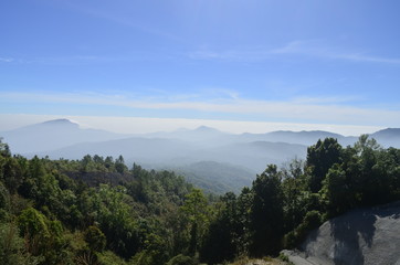 view of mountains