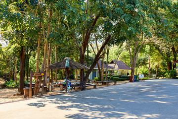 Erawan Waterfall, Erawan National Park in Kanchanaburi, Thailand