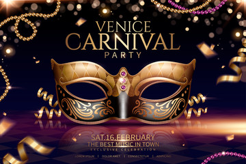 Venice carnival glamours design