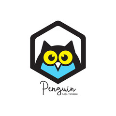 vector penguin logo