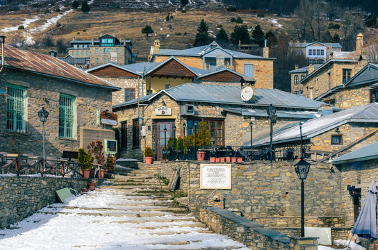 Nymfaio the picturesque traditional village of Greece and a very popular winter destination