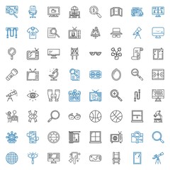 view icons set