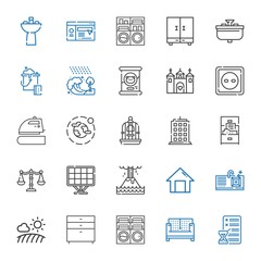 house icons set