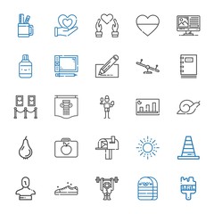 drawing icons set