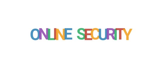 Online security word concept
