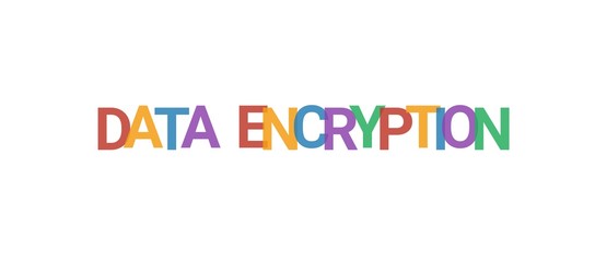 Data encryption word concept