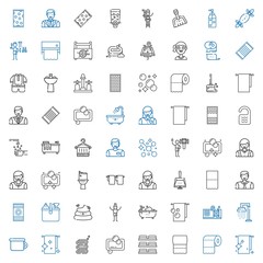 toilet icons set