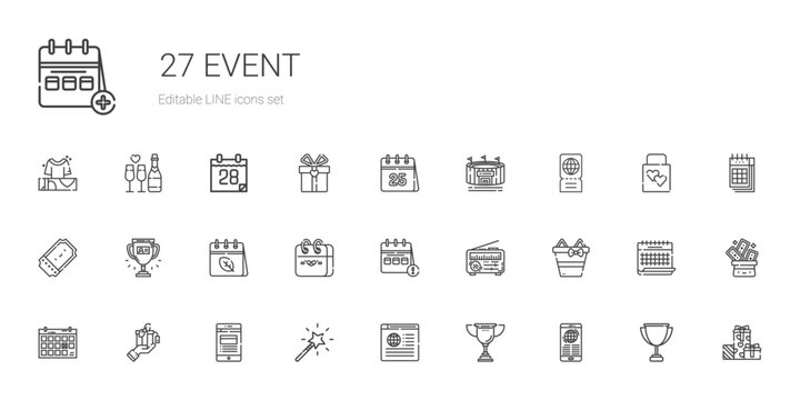 Event Icons Set