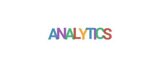 Analytics word concept