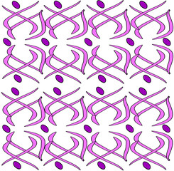 Purple abstract elements pattern.