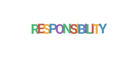 Responsibility word concept