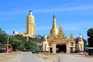 Giant standing Buddha skyscraper,  Myanmar