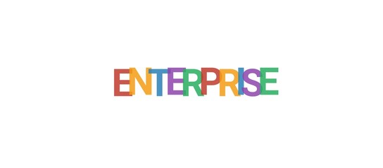 Enterprise word concept