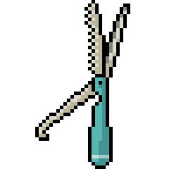 vector pixel art knife tool