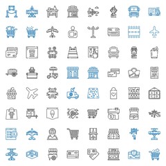 commercial icons set