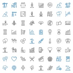 up icons set