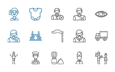 Fototapeta na wymiar male icons set