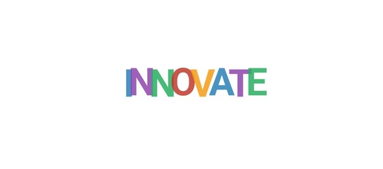 Innovate word concept