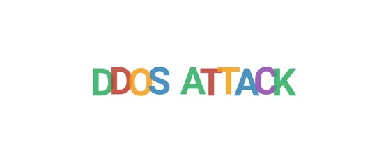DDOS Attack word concept
