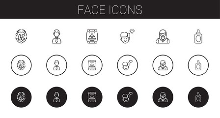 face icons set