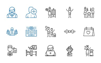 people icons set