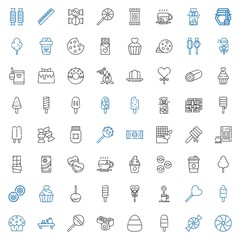 sugar icons set