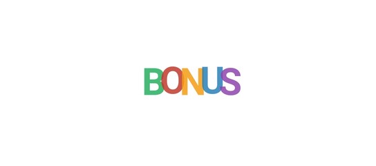 Obraz premium Bonus word concept