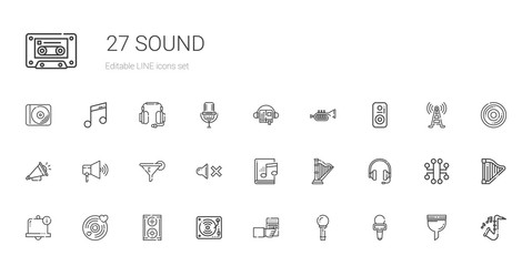 sound icons set